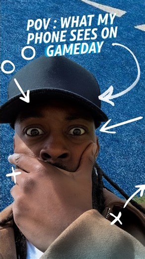POV: what my phone sees on gameday | AT&T