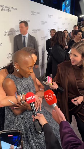 National Board of Review on Instagram: "Michelle Yeoh and Cynthia Erivo look THRILLIFYING on the NBR carpet 🥰 Later tonight, Yeoh will present Cynthia Erivo and Ariana Grande with the NBR Spotlight Award for their collaboration in @wickedmovie 💗💚"