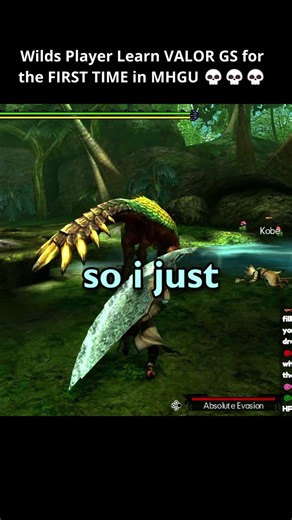 Chat told me VALOR GS is GOOD #mhgu #mhwilds #mhworldiceborne