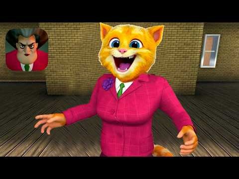 Scary Teacher 3D Talking Tom Friends New Special Update Ginger Chapter Part 23 IOS ANDROID