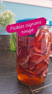 Pickles oignons rouge Tellement facile rapide et économique que tu vas en faire plusieurs fois par an Pense à enregistrer cette recette pour la retrouver facilement Bon appétit #pickles #oignonsrouges #conserve #faitmaisoncuisine #economicrecipes #recettesimple #cuisinedesaison #pimpmykitchen #cuisinesaine #mieuxmanger | lacuisinedes.m.and.ms