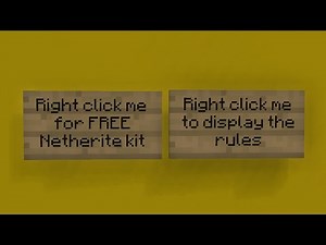 How to make clickable signs in Minecraft Pocket Edition || Bedrock Edition