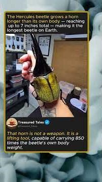Hercules Beetle — The Longest Insect on Earth