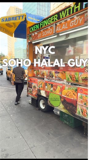 Ibrahim | Halal Food Travel and Lifestyle | 📍 Soho Halal Guy – New York City Stopped by this little halal stall in the heart of Soho and grabbed the combo platter over rice, only $8!... | Instagram