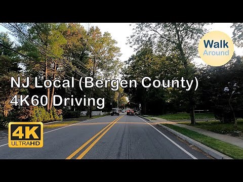 【4K60】 Driving - New Jersey Local (Bergen County)