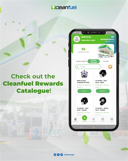41 reactions · 6 comments | Sa CLEANFUEL REWARDS APP, makikita na ang rewards na naghihintay sa iyo, mas pinadali pa ang pag-redeem sa kanila! I-download na ang app at i-upgrade ang bawat refuel experience! Apple App Store (iOS): https://bitly.ws/Zcgq Google Play Store (Android): https://bitly.ws/Zaxs #Cleanfuel #QualityFuelForLess #CleanfuelRewardsApp | Cleanfuel | Facebook
