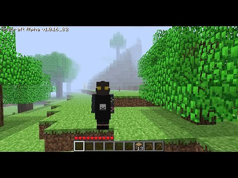 Minecraft Alpha v1.0.16_02 Herobrine Version!