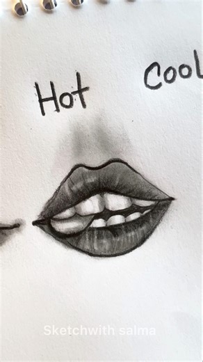 How draw lips #shorts #drawing #art