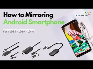 【USB C/Micro USB to HDMI】Tutorial #HDMI #Android #wirelessprojection #usbc #microusb #Yehua