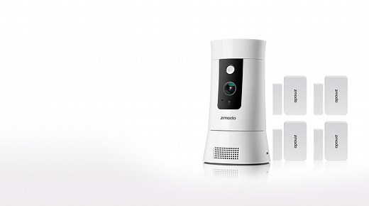 Zmodo Pivot Cloud - 1080p Rotating Wireless Camera & All-in-One Smart Home Hub