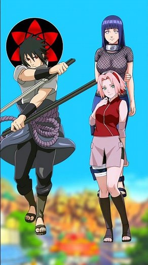 Sasuke vs hinata Sakura | who is strong? #naruto #hinata #sasuke #sakura #youtubeshorts #shorts