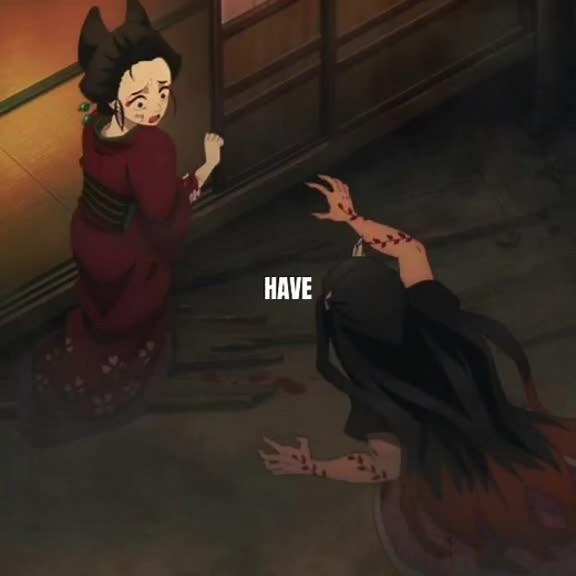 Heartfelt Nezuko Crying Scene in Demon Slayer Season 2