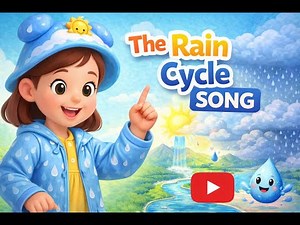 The Rain Cycle Song 🌧️ | Water Cycle for Kids | Evaporation, Condensation & Rain | Fun Science Song