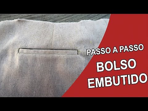 COMO FAZER BOLSO EMBUTIDO | PASSO A PASSO