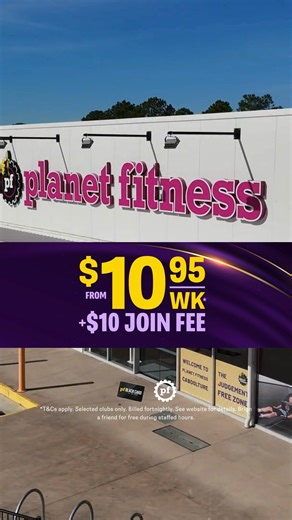 Level Up Your Wellness ⬆️ Here’s why Planet Fitness is different: ⚫PF Black Card® – From just $10.95 per week $10 Join Fee*, you get all that PLUS: ✨ FREE massage chairs & spray tanning ✨ Bring a friend every time during staffed hours—for FREE! ✨ Access to ALL Planet Fitness clubs worldwide 🌍 ➕ ALL the Classic benefits 💡 Dreaming of premium perks on a budget? Planet Fitness fits perfectly. 👉 Don’t just join a gym. Join Planet Fitness today! 💜 *PF Black Card weekly membership fee of $10.95. B