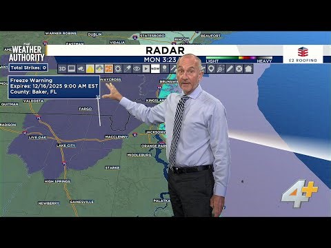 Weekday Weather Update: Freezing temperatures overnight then warming through the week