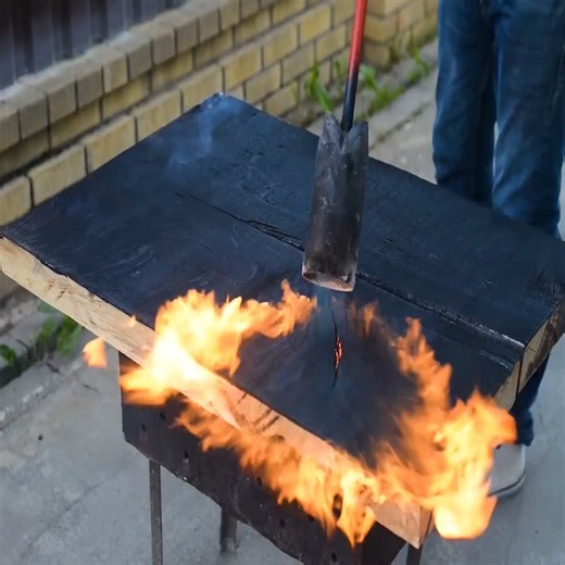 71K views · 756 reactions | DIY Epoxy And Charred Wood Table | DIY & Crafts USA | Facebook