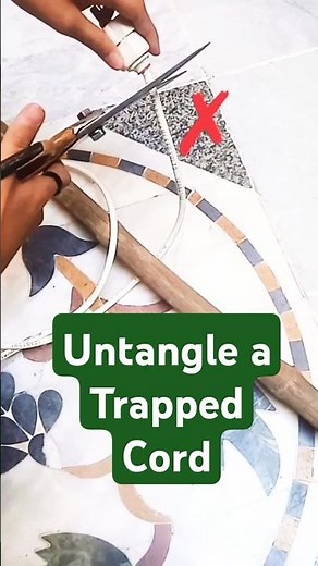 Stuck with a Tangled Cord? Discover This Simple Hack to Easily Untangle Cables!