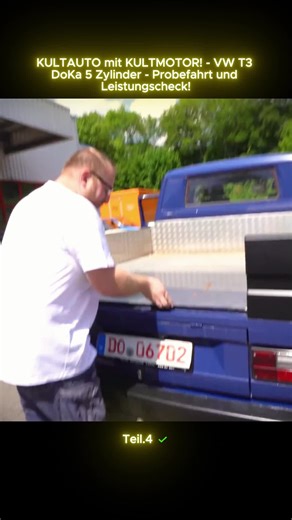 KULTAUTO mit KULTMOTOR! - VW T3 DoKa 5 Zylinder - Probefahrt und Leistungscheck! #autos #auto #VW #Marco