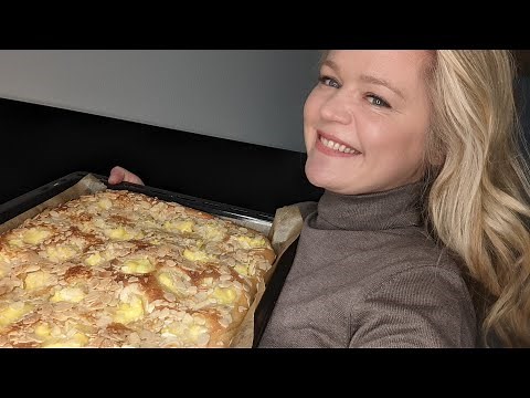 Leckerer Butterkuchen mit Pudding! Mega fluffig und einfach! Kuchen Rezept
