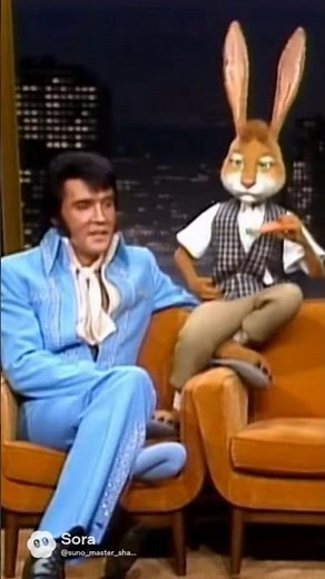 Elvis Presley Meets Bugs Bunny on Johnny Carson Show 😳🎤 | Parallel Universe 4K