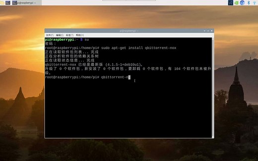 linux系统下搭建下载机并下载电影