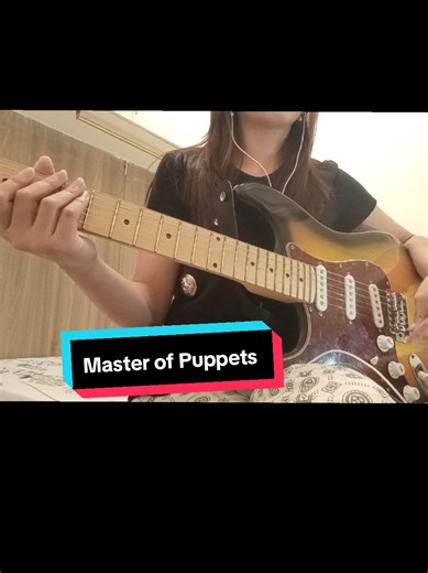 Master of Puppets Electric Guitar Cover by Metallica