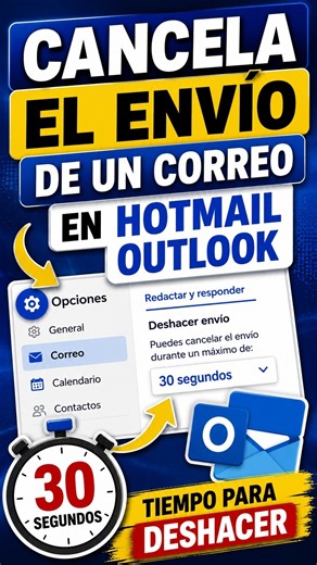 How to CANCEL a sent email in Outlook ⏱️ Avoid mistakes!