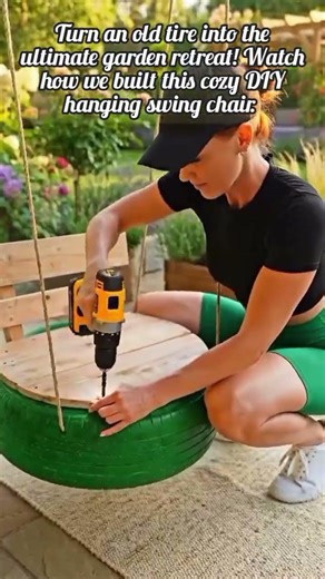 How To Build A DIY Tire Swing Chair
