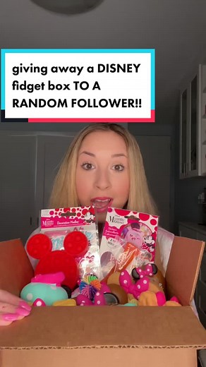 giving away a DISNEY fidget box to a RANDOM FOLLOWER!! 🎁 #fidgettoys #fidgets #giveaway #toys