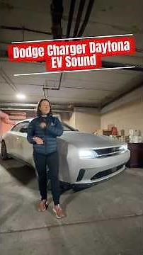 2026 Dodge Charger EV sounds ￼