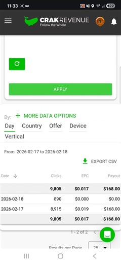 Crakrevenue Payment Earnings Proof #cpaaffiliatemarketing