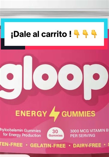 Gloop Gummies - B12 Methylcobalamin Methylene Blue Complex for promote Clean Focus and Natural Energy - No Caffeine, No Sugar Crash - Vegan, Gluten-Free, Gelatin-Free, Dairy-Free #energy #promote #focus #natural GLOOP GUMMIES