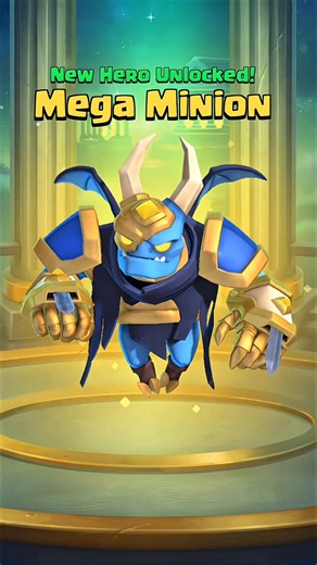the new hero goblins and hero mega minion in Clash Royale #clashroyal #clashroyaleemote