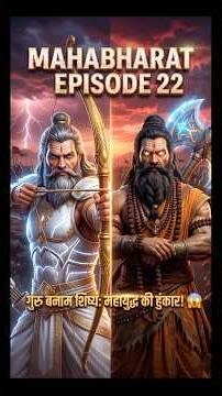 महायुद्ध की हुंकार! 😱 🔥 भीष्म ने उठाया धनुष |Episode 22: 😱 🔥 #mahabharat #shorts #history