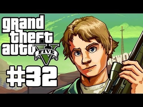 Grand Theft Auto 5 Gameplay / Playthrough w/ SSoHPKC Part 32 - Farm Assault