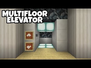MultiFloor Elevator in Minecraft Bedrock!! (Expandable)