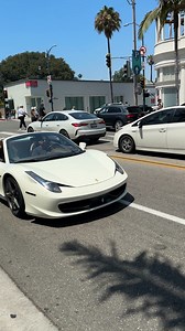 The Ferrari 458 Spider spotted in Beverly Hills is still one of the best-sounding convertibles ever made. With a naturally aspirated 4.5L V8 producing 562 hp, it revs to 9,000 rpm and screams through every gear—something you won’t hear from newer turbocharged Ferraris. Prices today hover around $250,000, depending on spec and mileage. #Ferrari458 #458Spider #BeverlyHillsCars #V8Ferrari #CarSpottingBH #SupercarSpotting #FerrariFridays | CarSpex