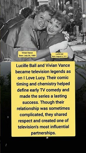 The Untold Story of Lucille Ball & Vivian Vance's Legendary Friendship