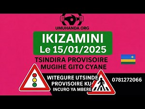 🚦 IKIZAMI 15/01/2026 | Amategeko y’Umuhanda | Ibibazo 20 n’Ibisubizo | Tsindira Provisoire vuba