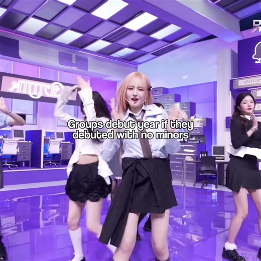 Groups debut year if they debuted with no minors / Comment your opinion 🤞🏻 #foryou #foryoupage #KPop #lesserafim #ive