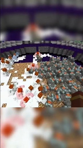 60 Mutant Snow Golems vs 60 Ravagers! Who wins the icy battle? ❄️ #Minecraft #Shorts #MutantMobs