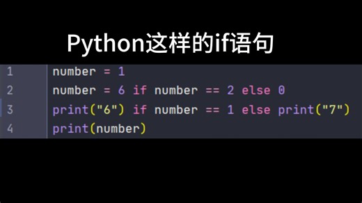 【原来python还可以这样写？惊呆UP了】python的IF语句