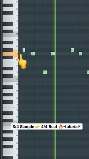 3/4 Sample 👉 4/4 Beat 🔥*tutorial*