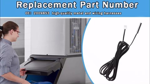 2009853 Ntc Thermistor Temperature Sensor Fits for Manitowoc Ice Machine, for Repairing T3 or T4 Faults in ice Machines