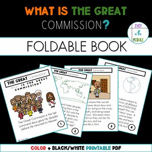 What is the Great Commission | Foldable Book for Church and Home