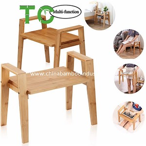 [Hot Item] Multi-Function Bamboo Stackable Side Table Bedside Table Nightstand