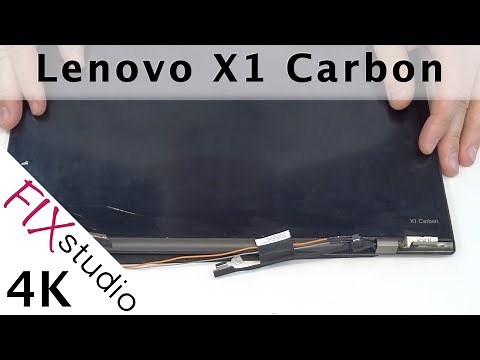 Lenovo X1 Carbon - touchscreen disassemble [4K]