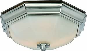 Hunter Huntley 80 CFM Ceiling Exhaust Bath Fan with Light - Brushed Nickel