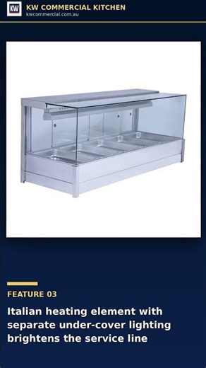 Commercial Bain Marie | 1721mm 5x GN Wet Dry Bonvue | KW Australia